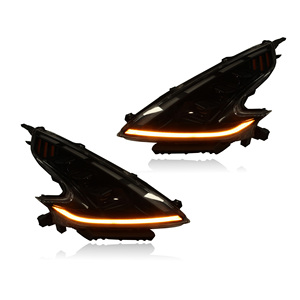 ไฟหน้า LED เต็มรูปแบบสำหรับ 370Z ปี 2013-2019 พร้อมไฟเลี้ยวแบบ Sequential DRL โปรเจคเตอร์ ชุดไฟหน้าอัพเกรด LED กำลังสูง 36W O - Product Image 4