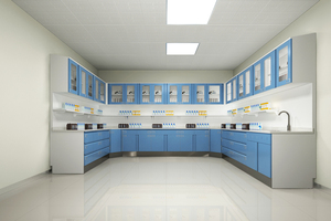 Tavolo di smaltimento medico in acciaio inox moderno Cabinet ospedale clinica Sterile elettrolitico in acciaio trattamento sala in metallo - Product Image 4