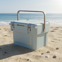 Glacière portable 27L de style ferme moderne pour bar extérieur et patio, avec impression personnalisée, idéale pour les fêtes