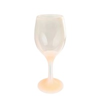 Verre à vin en silicone incassable en gros, gobelet de voyage réutilisable pour événements en plein air