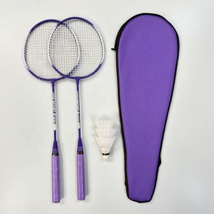 Vente en gros d'usine, logo personnalisé, OEM, ensembles de raquettes de <span class=keywords><strong>badminton</strong></span> en fer bon marché et durables pour débutants - Product Image 3