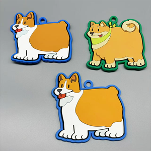 Accesorios de Ropa con Diseño de Dibujos Animados Personalizados - Parches de Goma para Ropa de Cloruro de Polivinilo Suave con Logotipo en Relieve 3D, Adhesivo de PVC - Product Image 2