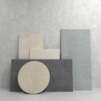 Carreaux de porcelaine d'extérieur Etherite G6620Y15 - Rock Ash R12, brique réfractaire isolante thermiquement 20mm, antidérapante pour terrasse de piscine et villa