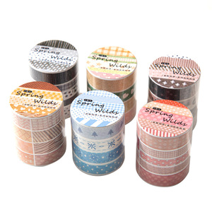 เทปวาชิ 1 ม้วน ซีรีส์ฮารุโนะ ยูเมโมโน เทปวาชิสไตล์สปริงซอลท์สำหรับบันทึกแบบ Bullet Journal - Product Image 5