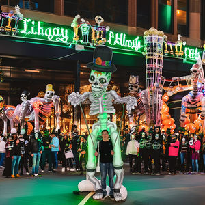 Marioneta <span class=keywords><strong>de</strong></span> calavera inflable <span class=keywords><strong>de</strong></span> Halloween Desfile <span class=keywords><strong>de</strong></span> nuevo estilo Marioneta <span class=keywords><strong>de</strong></span> <span class=keywords><strong>monstruo</strong></span> <span class=keywords><strong>de</strong></span> esqueleto <span class=keywords><strong>de</strong></span> calavera inflable para desfile al aire libre - Product Image 1
