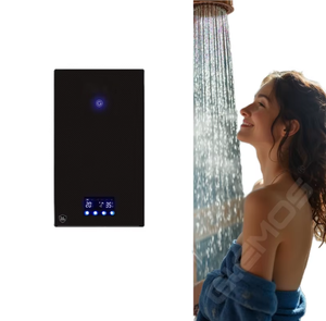 Calentador de Agua Eléctrico Instantáneo para <span class=keywords><strong>Baño</strong></span>, Tipo Geiser, sin Tanque, para RV, Exteriores, Hotel, Hogar, Garaje, de Plástico - Product Image 2