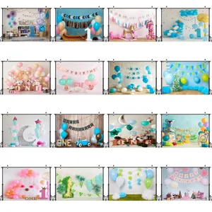 Fondo de tela para fiesta de cumpleaños, accesorios de fotografía de estudio, decoración de escenario para fiesta de cumpleaños - Product Image 2