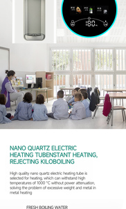Distributeur d'eau chaude/froide instantanée de haute qualité, automatique, mural, en aluminium, pour usage extérieur, économe en énergie, avec commande vocale - Product Image 5