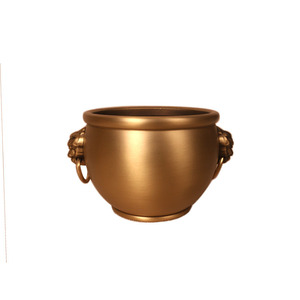 Bandeja de Cobre Puro con Diseño de Doble León, Adorno Creativo para el Hogar, Interiores y Oficina; Quemador de Incienso con Cabeza de León en Cobre - Product Image 5