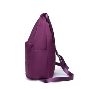 กระเป๋าเป้สะพายหลังแบบหูรูดสำหรับผู้หญิงกระเป๋าพับได้กันน้ำความจุมาก - Product Image 3