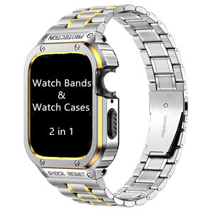 COOLYEP-Correa de reloj de Metal de aleación de Zinc de lujo, funda de reloj inteligente para <span class=keywords><strong>Richard</strong></span> Armor, correa de acero para Apple de 45mm, 44mm y 49mm - Product Image 2