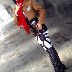 Disfraz de Eren, Chaqueta del Cuerpo de Exploración, Disfraz de Anime para Hombre Adulto con Etiqueta - Product Image 2