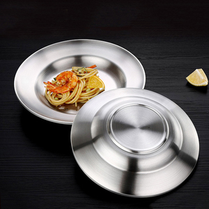 Prodotti di Tendenza 2026 Nuovi Arrivi Gadget da Cucina Piatto per Spaghetti in Acciaio Inox 304 di Grado Alimentare - Product Image 2