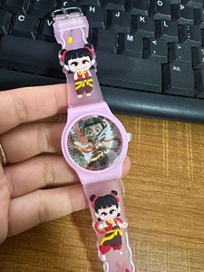 Reloj de pulsera con estampado de Nezha, el niño <span class=keywords><strong>demonio</strong></span> que causa estragos en el mar, estilo superventas, reloj silencioso para estudiantes - Product Image 2