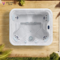 Bain à remous extérieur grand format pour adultes avec massage par le surf et température constante