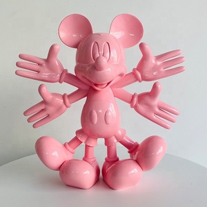 รูปปั้นและรูปปั้นทำจากเรซินเคลือบแลคเกอร์สเปรย์เคลือบเงา30 cm สำหรับตกแต่งบ้านสำนักงาน - Product Image 4