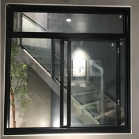 Kreatives Design Aluminiumlegierung Schiebefenster Blaues Glas Hochwertige Wärmedämmung Küche Modernes Klassisches Schiebefenster