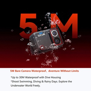 กล้องแอคชั่นสำหรับปั่นจักรยานแบบเลนส์คู่ 8K, ระบบป้องกันภาพสั่นไหว EIS, กันกระแทก กันน้ำ สำหรับมอเตอร์ไซค์และกีฬาออฟโรด - Product Image 4