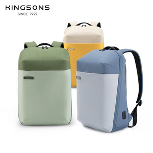 Kingsons <b>Student</b> <b>Backpack</b> 15 Inches Water Resistant With Usb Unisex Leisure Travel <b>Backpack</b> - Product Image 1