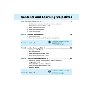 Contenuti del Libro di Testo di <span class=keywords><strong>Matematica</strong></span>, Obiettivi di Apprendimento, Test di Revisione, Pagine con Stampa Bianca su Carta - Product Image 2