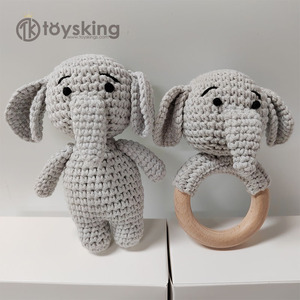 ToysKing ตุ๊กตาถักโครเชต์แฮนด์เมด 100% สัตว์ป่าจิ๋ว พร้อมใยฝ้าย PP มีสินค้าในสต็อกสำหรับขายส่ง - Product Image 6