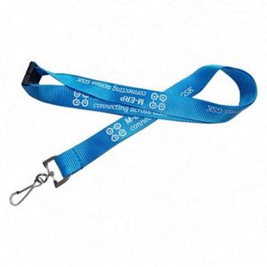 Wholesale Oem Sublimation Nylon Straps Plain Cheap Personalized Custom Logo Printed Nylon Lanyard With Single <b>Hook</b> - Product Image 6