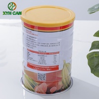 Boîtes en métal de qualité alimentaire 250g 500g 1000g Boîtes en étain vides pour boissons solides Poudre nutritionnelle Bonbons Lait Sucre Huile Collations Stockage