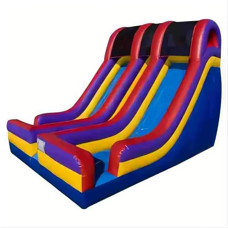 party equipment 2 lane 18ft inflatable slide