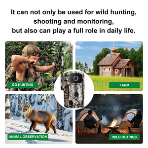 Caméra de <span class=keywords><strong>chasse</strong></span> sans fil de haute qualité Mini 4G LTE 14MP 1080P pour la photographie de la faune, avec GPS, GSM, <span class=keywords><strong>SMS</strong></span>/MMS/GPRS, carte SD, capteur CMOS - Product Image 4