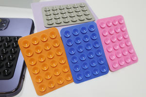 Прямая Продажа с фабрики силиконовый присоска чехол для телефона клейкое крепление 3,2*2,2 дюймов крепкий держатель для селфи и видео - Product Image 5