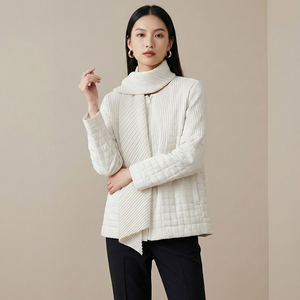 Cappotto in Cotone da <span class=keywords><strong>Donna</strong></span> di Alta Qualità, Stile <span class=keywords><strong>Chic</strong></span> e alla Moda, con Fodera in Poliestere, <span class=keywords><strong>Abbigliamento</strong></span> Casual da Esterno - Product Image 4