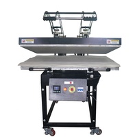 Nouvelle presse à chaud manuelle grand format pour sublimation textile, avec support d'usine pour tailles personnalisées