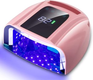Lampe à ongles UV LED rechargeable 96W, couleur arc-en-ciel, sécheuse électrique pour vernis gel, machine de photothérapie pour salon de manucure - Product Image 2
