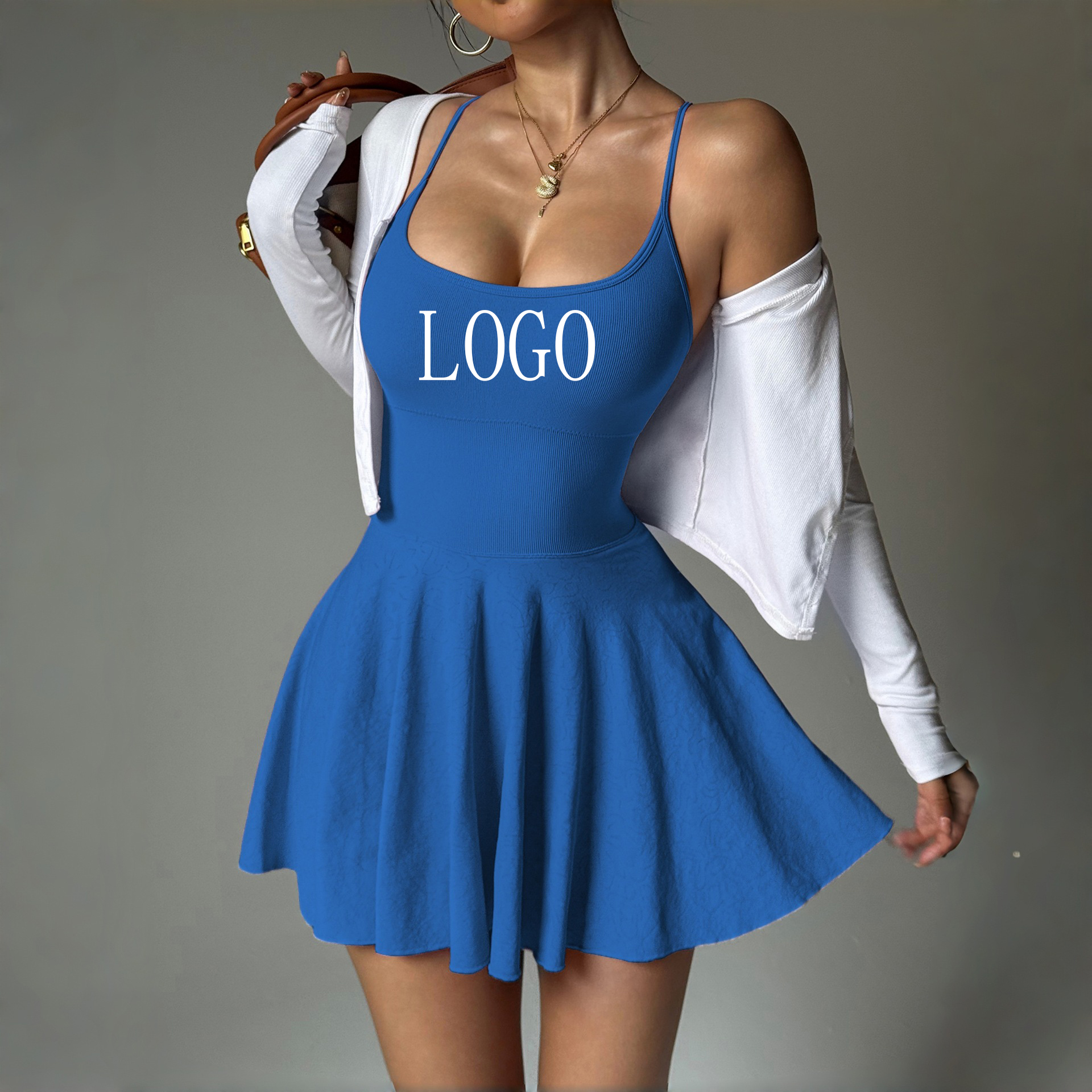 OEM/ODM Custom Seamless Women's Summer Casual Breathable Workout Ribbed Square Neck One Piece Tank Top Yoga