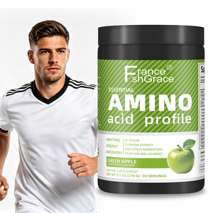 Fabricante de Suplementos Nutracéuticos de Aminoácidos Shecome con Guaraná, Focus, Recuperación Muscular, Sabor a Manzana Verde, Aminoácidos en Polvo - Product Image 1