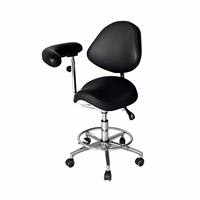 Chaise d'infirmière mobile moderne pour hôpital, réglable en hauteur, en cuir PU, pour atelier et chambre à coucher