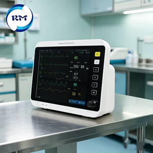 Moniteur de signes vitaux professionnel pour usage vétérinaire, multiparamètres, 12 pouces, ECG, NIBP, SPO2, RESP, TEMP, ETCO2, IBP, pour chiens et chats - Product Image 6