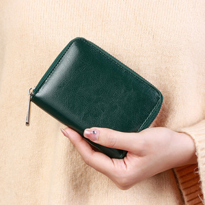 กระเป๋าสตางค์หนังผู้หญิงแบบขายส่ง ซิปคู่ ความจุเยอะ ใส่บัตรเครดิตได้ กระเป๋าคลัทช์สุภาพสตรี - Product Image 1