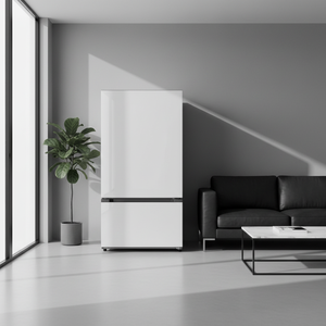 Réfrigérateur à double porte en acier inoxydable de grande capacité 22,8 pieds cubes avec congélateur inférieur pour la maison - Product Image 3