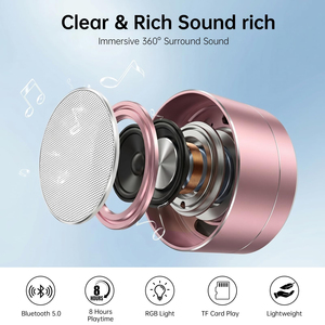 ลำโพง A10 มินิ ลำโพงไร้สายพร้อมไฟ LED ลำโพงโปรโมชั่น - Product Image 2