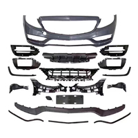 Calandre frontale à lèvre pour BENZ W205 C205 2019 — 2015, Grille de protection de haute qualité Style C63 pour voiture de modèle 2021