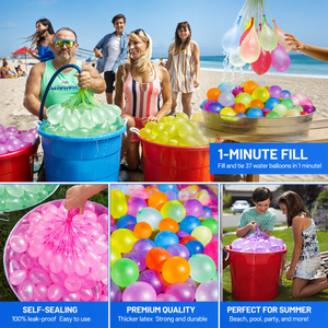 Ballons et bombes à <span class=keywords><strong>eau</strong></span> en latex haute résistance – Jouet promotionnel anti-casse robuste pour les jeux <span class=keywords><strong>d</strong></span>'été en parc aquatique - Product Image 3