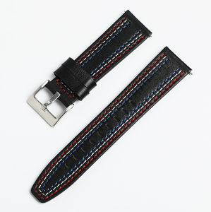 Bracelets de montre classiques en cuir véritable à dégagement rapide 20 mm 22 mm pour hommes et femmes - Product Image 6