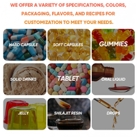 Gummies au vinaigre de cidre de pomme halal sans sucre, livraison gratuite, riches en protéines, cétogènes, amincissants