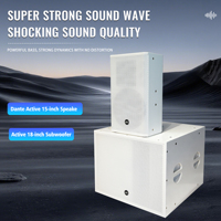 Professionnel actif 15 pouces gamme complète Spekear Audio son système PA Dj Party Bar 18 pouces Subwoofer pour scène extérieure étanche
