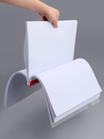 Cubiertas para Informes con Barra Deslizante Tamaño A4 Carpeta Transparente para Exhibición y Organización de Documentos Propuestas de Oficina y Presentaciones