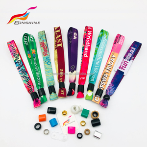 Braccialetto personalizzato in tessuto per eventi con Logo Festival e musica da <span class=keywords><strong>birra</strong></span> con sublimazione in tessuto stampato - Product Image 5