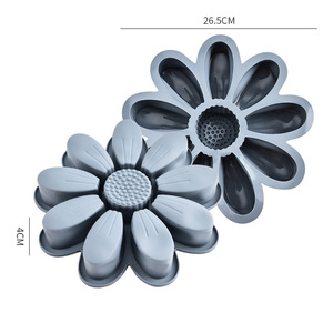 Molde de silicona antiadherente de grado alimenticio para el hogar, para muffins, pasteles, pan, pudín, gelatina y mousse - Product Image 5