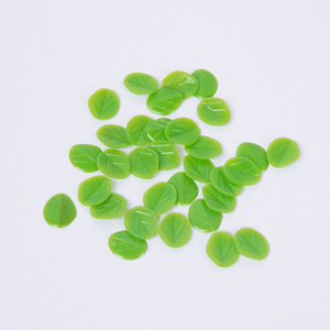 1.2cm realistic <b>leaf</b> model DIY craft material, small <b>leaf</b> accessories, PVC realistic plant mint <b>leaf</b> prop. - Product Image 5