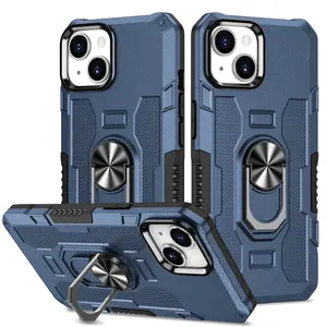 Fliegen für iPhone 13 14 Pro Max Luxus 360 Full Protective Armor Handy hülle Ring halter Ständer Hüllen für Unternehmen